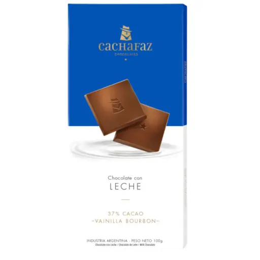 Tableta de chocolate con leche cachafaz